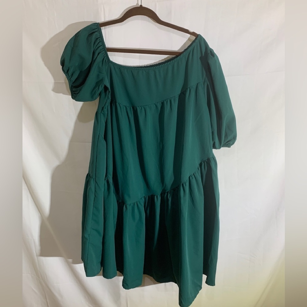 3/$28❤️SHEIN green dress size XL - Picture 7 of 8